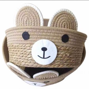 Ổ Nằm Đan Mây Gấu Cho Thú Cưng