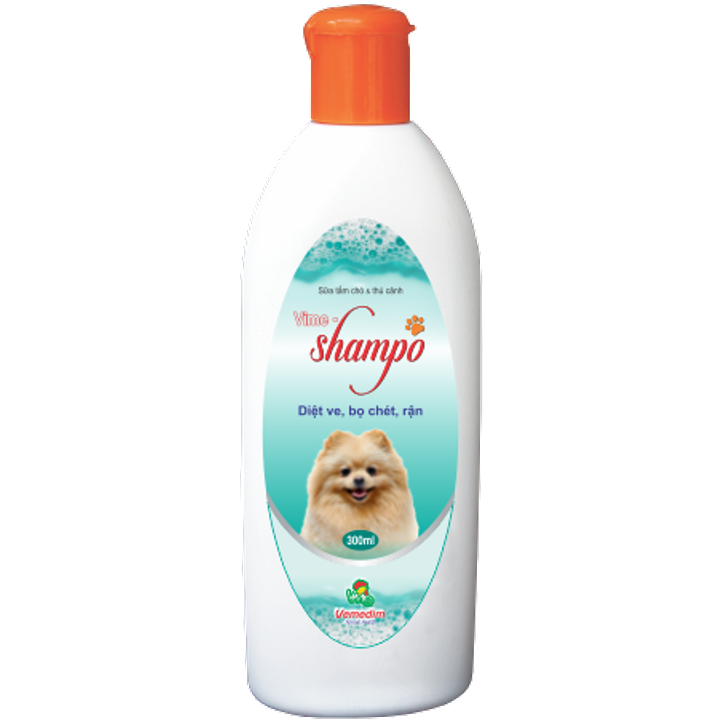 Sữa Tắm Diệt Ve Rận Bọ Chét Chó Mèo Vime Shampo Vemedim 300ml