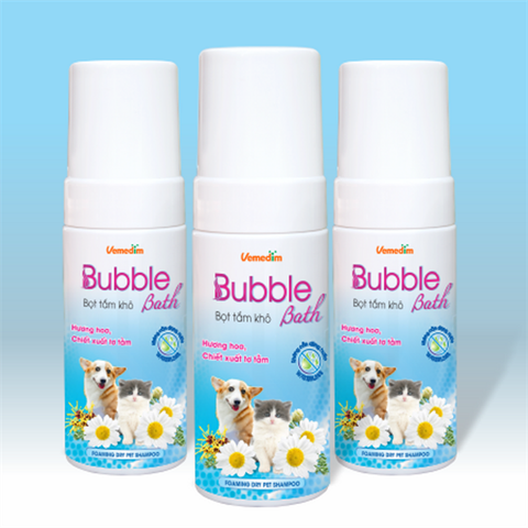 Bọt Tắm Khô Bubble Cho Thú Cưng