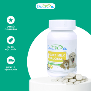 Viên Bổ Sung Canxi Từ Sữa Dê Cho Chó Mèo Dr. CPC Goat Milk Calcium - Viên Lẻ