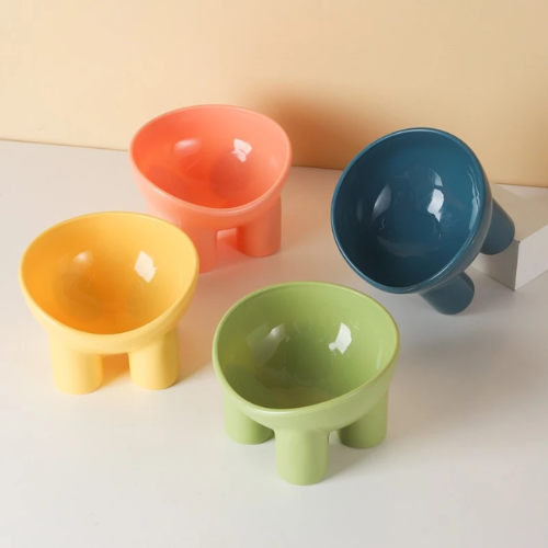 Bát Ăn Đơn Chống Gù Hình Con Voi Cho Thú Cưng