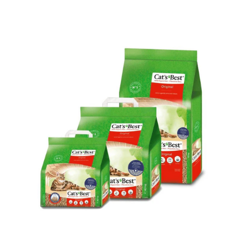 Cát Gỗ Cho Mèo Cat's Best ORIGINAL Vón Cục Khử Mùi & Vi Trùng
