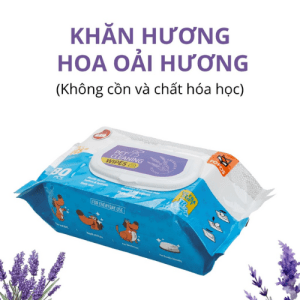 Khăn Ướt Cho Thú Cưng FOFOS - Hương Oải Hương