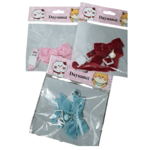 Vòng Cổ Nơ Nhung Cho Chó Mèo