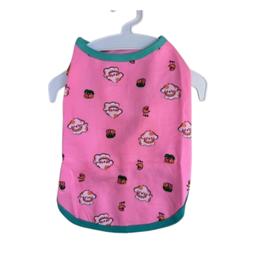 Áo Thun Nỉ Cún Hồng Cho Thú Cưng