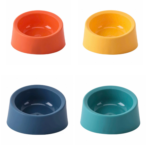 Bát Đơn Tròn Nghiêng Cho Chó Mèo