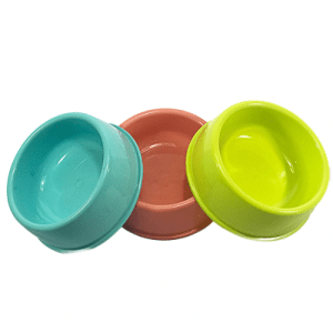 Bát Ăn Đơn Nhựa Vân Cẩm Thạch Cho Chó Mèo