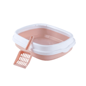 Khay Cát Vệ Sinh Cho Mèo Không Nắp Kèm Xẻng 48x40x14CM