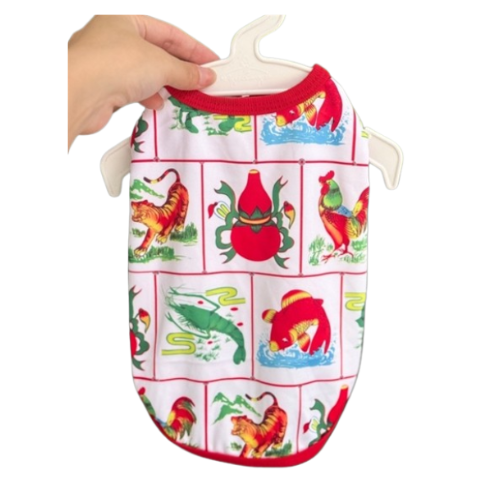 Áo Ba Lỗ Bầu Cua Cho Thú Cưng