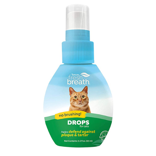TropiClean FRESH BREATH Drops Cats 65ml - Hết Hôi Miệng Đậm Đặc Cho Mèo