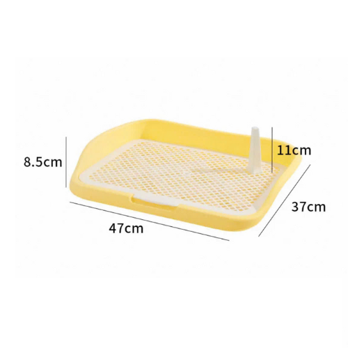 Khay Vệ Sinh Cho Chó Có Cọc Và Thành Chắn Vừa