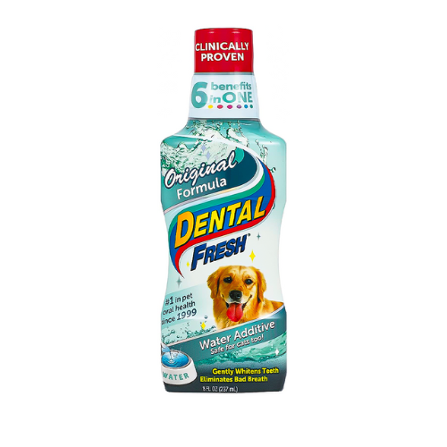 Dung Dịch DENTAL FRESH Original Formula 237ml - Giảm Hôi Miệng Tức Thì Cho Chó