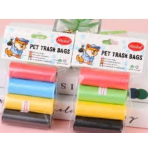 Combo 4 Cuộn Rác Mini Dọn Dẹp Cho Thú Cưng