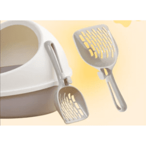 Xẻng Vệ Sinh Cho Mèo Lưới Rỗng Xám 25CM