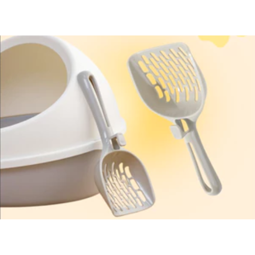 Xẻng Vệ Sinh Cho Mèo Lưới Rỗng Xám 25CM