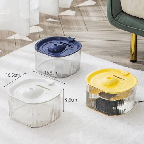 Máy Lọc Nước Tự Động Cho Chó Mèo Hình Cá Voi 1.5L