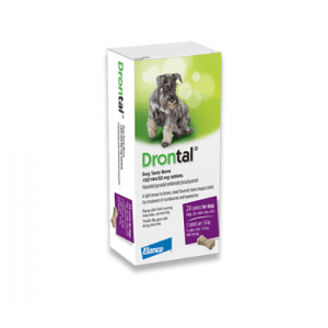 Viên Nhai Tẩy Giun Drontal Tasty Bone Elanco Cho Chó