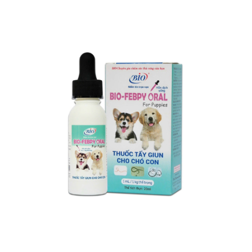 Thuốc Xổ Giun Chó Con Bio Febpy Oral Dạng Nước 20ml