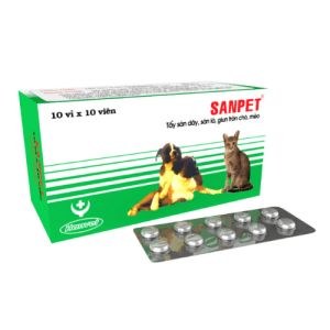 Sanpet Viên Tẩy Giun Chó Mèo - Viên Lẻ