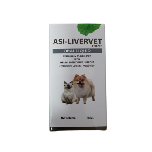 Siro Giải Độc Gan Tự Nhiên Cho Chó Mèo Asi LiverVet