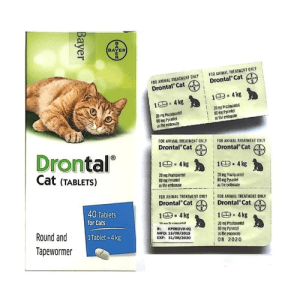 Thuốc Tẩy Giun Cho Mèo Drontal For Cat 1 Viên