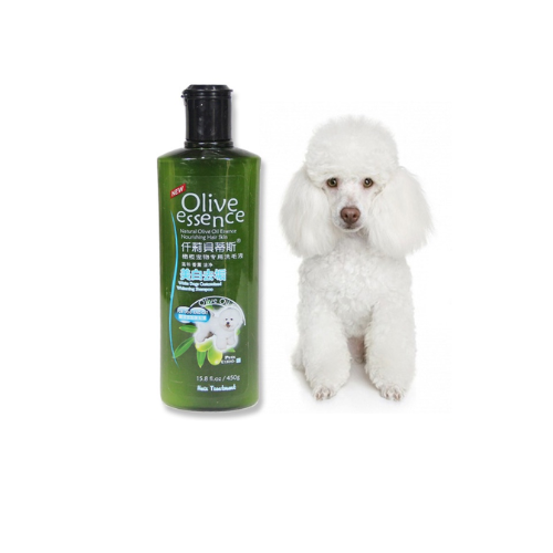 Sữa Tắm Olive Essence Cho Chó, Mèo Lông Trắng 450ml