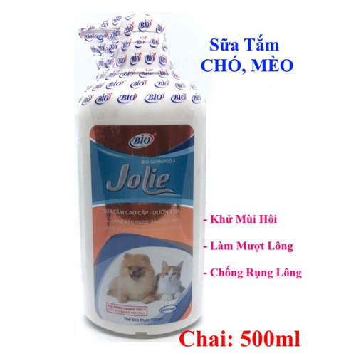 Sữa Tắm Bio-Shampoo 4 Jolie Dưỡng LôngDa Cho Chó Mèo (500ml)
