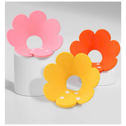 Vòng Cổ Chống Liếm Cho Chó Mèo Hình Bông Hoa Nhiều Màu