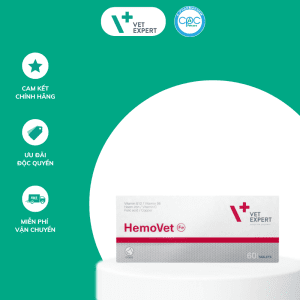 Viên Uống Cho Chó Thiếu Máu HemoVet Vet Expert, Viên Lẻ