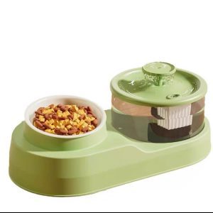 Máy Lọc Nước Tự Động Kèm Bát Ăn Hình Ốc Sên