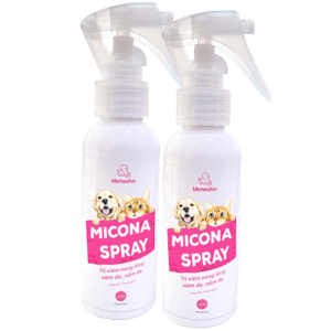 Vemedim Micona Spray 100ml - Trị Viêm Nang Lông, Viêm Da, Nấm Da