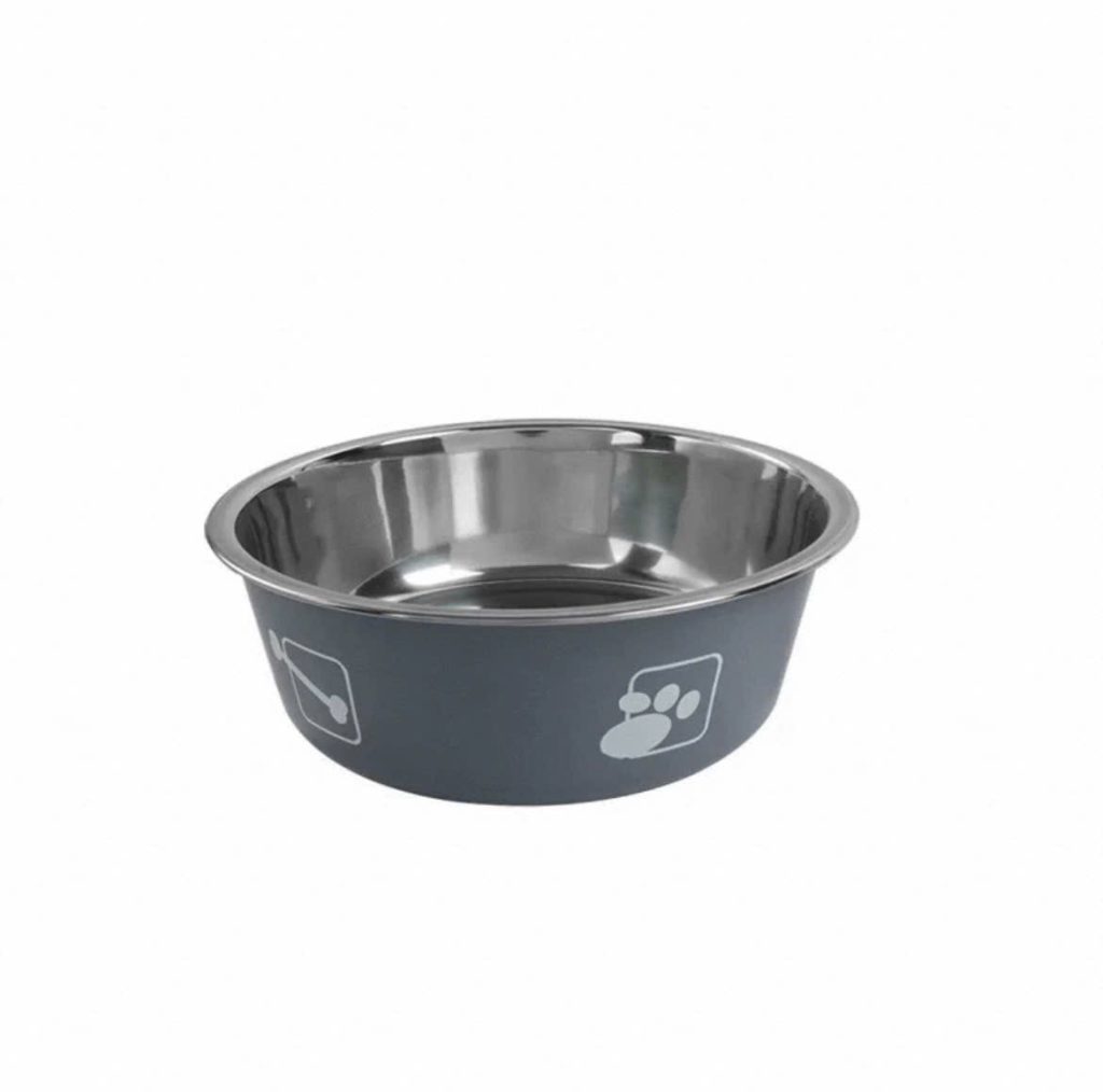 Bát Ăn Đơn Tròn Inox Hình Xương