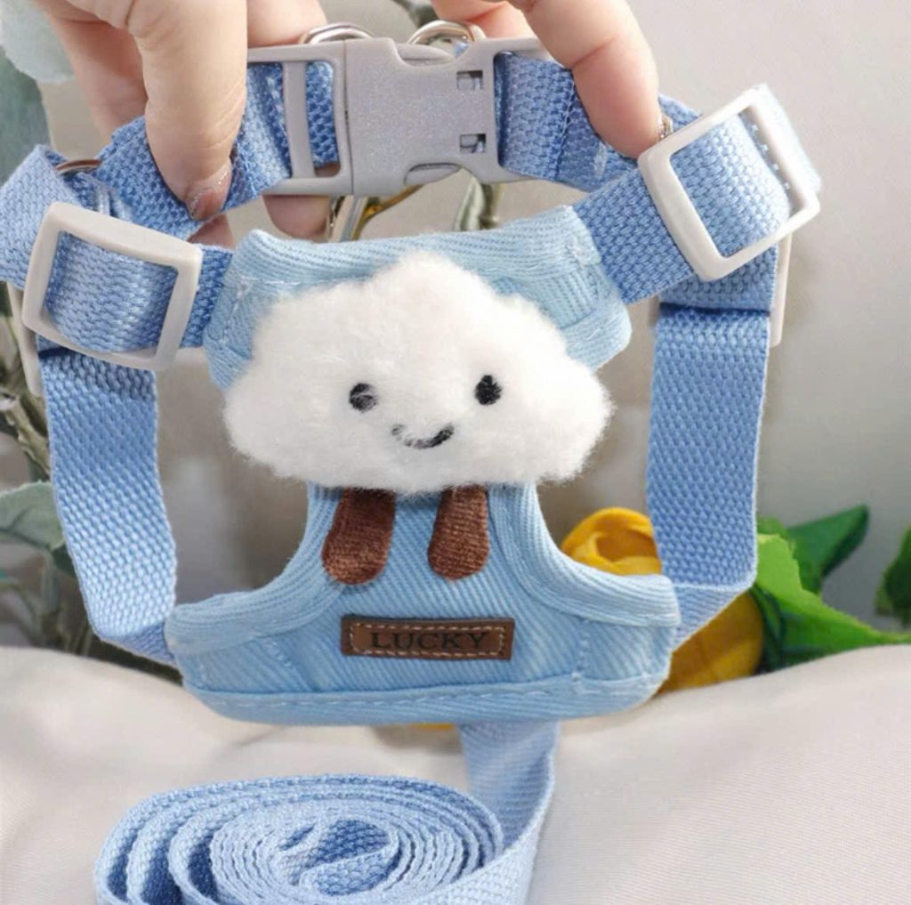 Dây Dắt Yếm Đám Mây Xanh Size XL