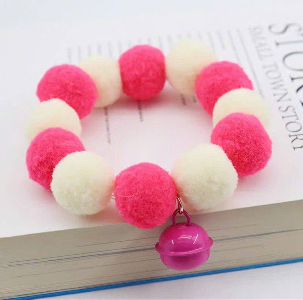 Vòng Cổ Bông Tròn Cho Thú Cưng