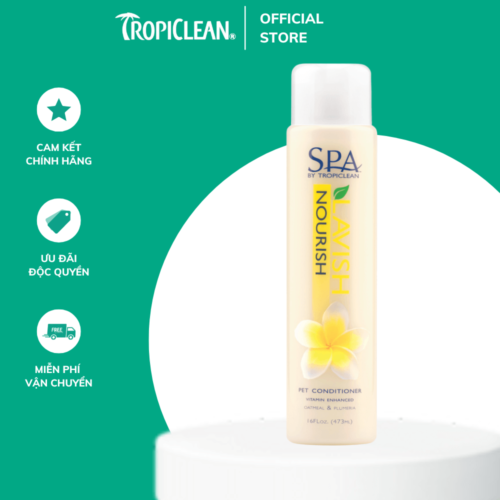 Dầu Xả Dưỡng Lông Cho Chó Mèo Tropiclean Spa Nourish