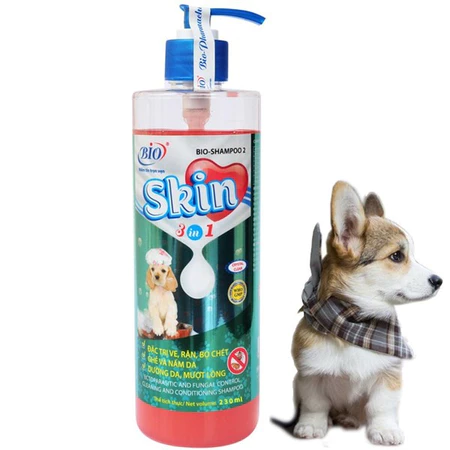 Sữa Tắm BIO SKIN 3in1 Loại Bỏ Ve Rận Bọ Chét