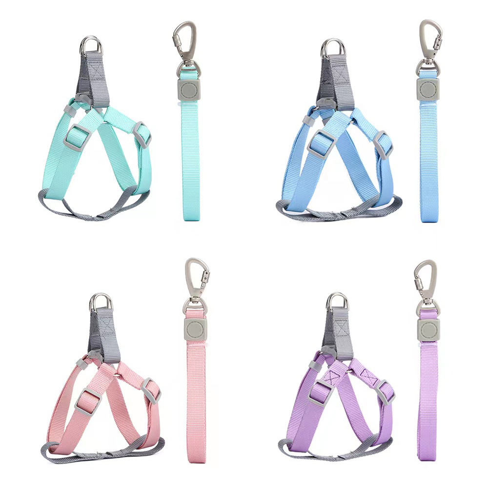 Dây Dắt Yếm Màu Pastel Cho Thú Cưng