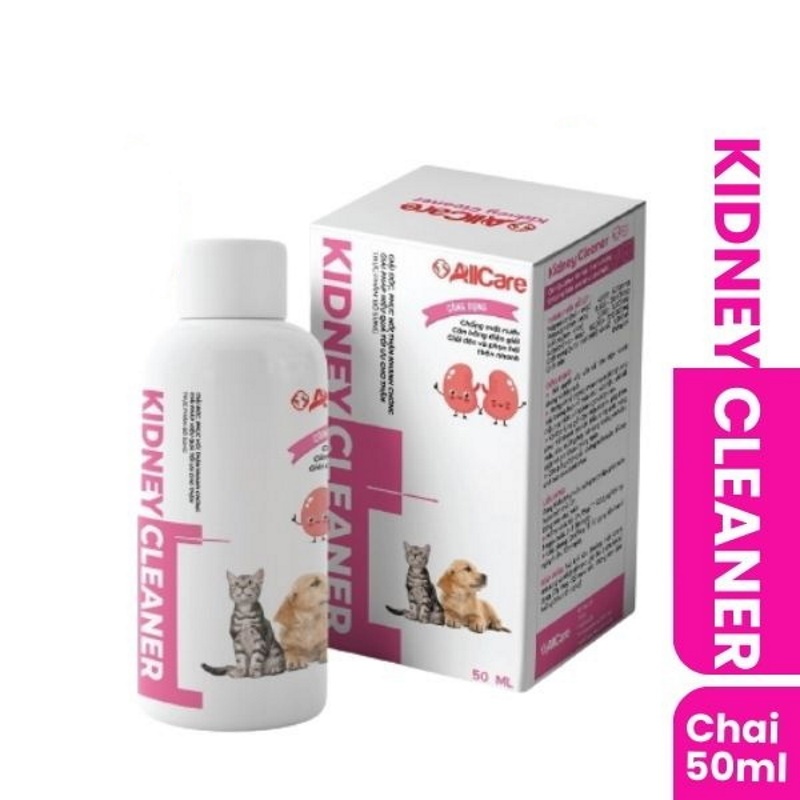 Siro Bổ Thận Kidney Cleaner 50ml - Hỗ Trợ Điều Trị Suy Thận, Sỏi Thận, Phục Hồi Chức Năng Thận Chó Mèo 50ml