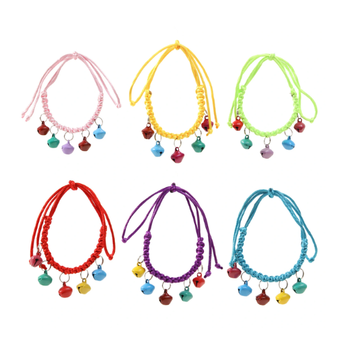 Vòng Cổ Đan Tay Nhiều Chuông Cho Chó Mèo