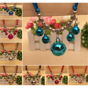 Vòng Cổ Trang Trí Chuông Nhiều Màu Sắc