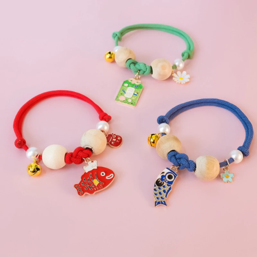 Vòng Cổ Xỏ Hạt Gỗ Long Não Tự Nhiên Chống Bọ Chét