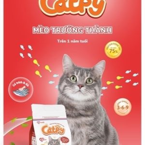 Thức ăn hạt cho mèo trưởng thành Catpy - Cá trích Gà 500g