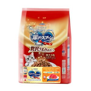 Thức ăn hạt giảm nôn trớ - hỗ trợ ăn ngon cho mèo mọi lứa tuổi từ Nhật Bản Silver Spoon - vị cá/gà 1KG