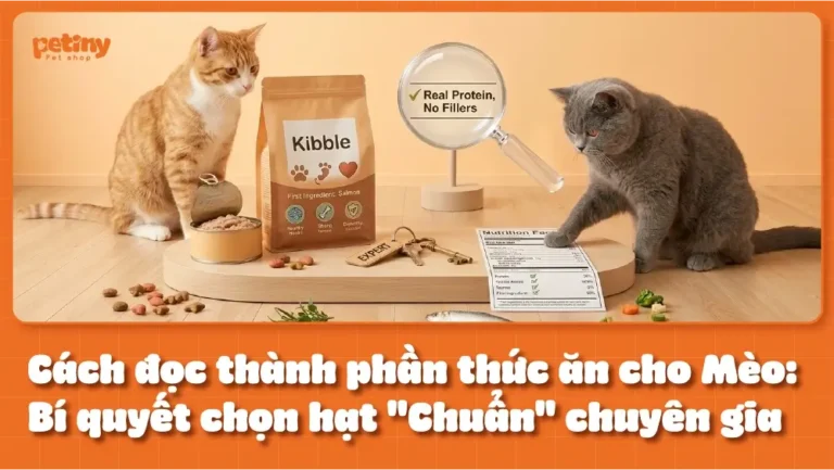 Cách đọc thành phần thức ăn cho mèo: bí quyết chọn hạt "Chuẩn" chuyên gia