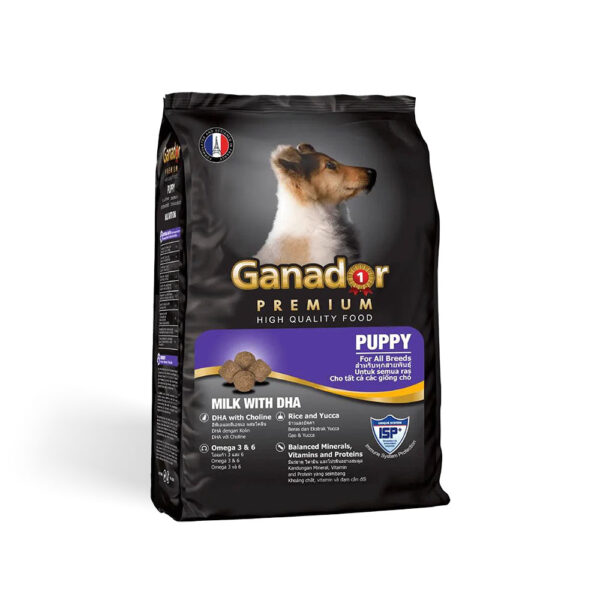 Ganador Premium Puppy Milk & DHA - Hạt Cho Chó Con Phát Triển Toàn Diện