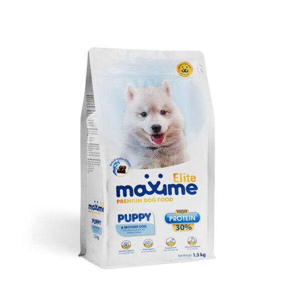 Hạt Cho Chó Maxime Elite Puppy 1.5kg: Giàu Đạm, Dễ Ăn Dặm