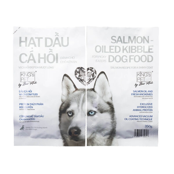 Hạt Kings Pet cho chó kén ăn vị Cá Hồi Đẹp Da Mượt Lông 350g