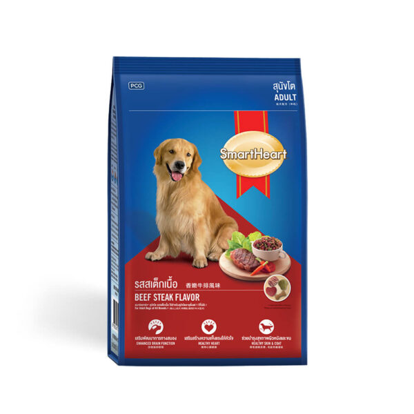 hat-smartheart-adult-roast-beef-1 Hạt SmartHeart Adult Roast Beef 400g - Vị Thịt Bò Nướng Cho Chó