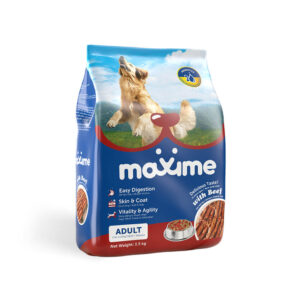 Hạt thức ăn cho chó trưởng thành Maxime vị Thịt Bò 1.5g