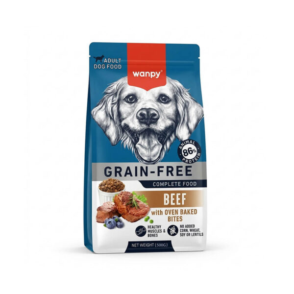 Hạt Wanpy Grain-Free Beef 500g - Hạt Không Ngũ Cốc Vị Bò Cho Chó